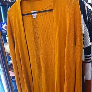 Mustard cardigan